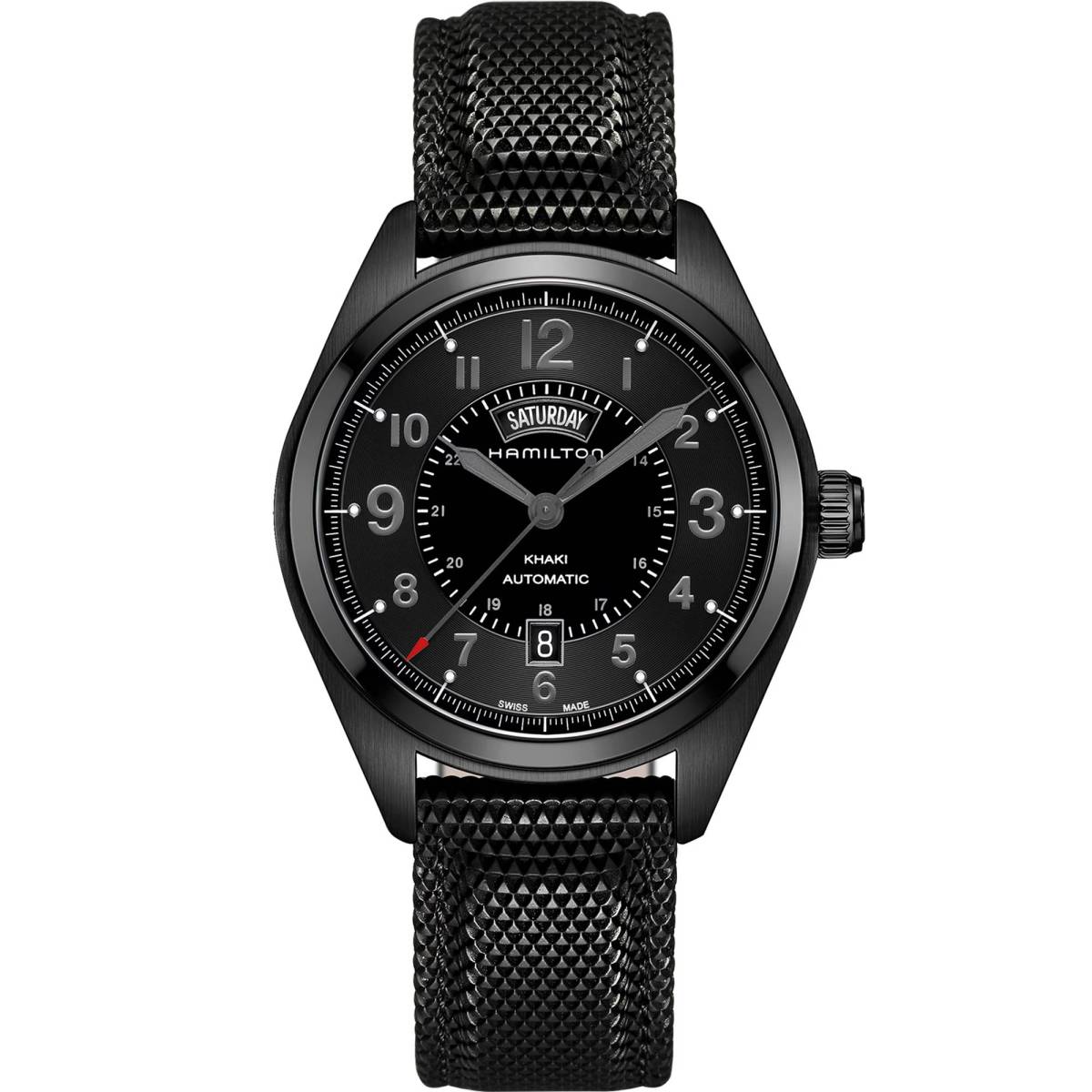 Hamilton-Khaki-Field-Day-Date-Auto-42mm-Black-PVD